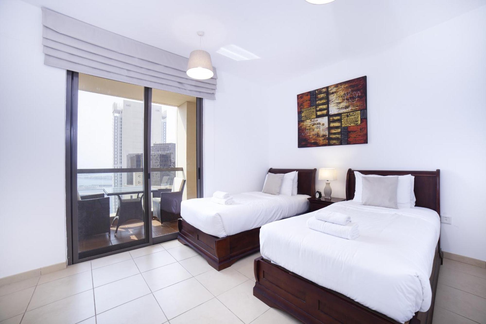 Stunning Marina & Sea View 4 Bedroom Apartment, Murjan 6 Jumeriah Beach 迪拜 外观 照片