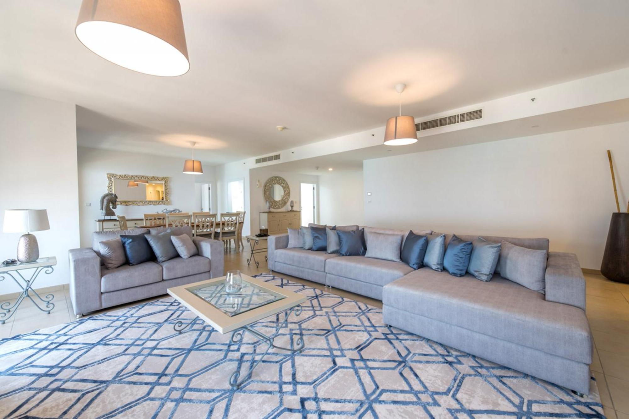 Stunning Marina & Sea View 4 Bedroom Apartment, Murjan 6 Jumeriah Beach 迪拜 外观 照片
